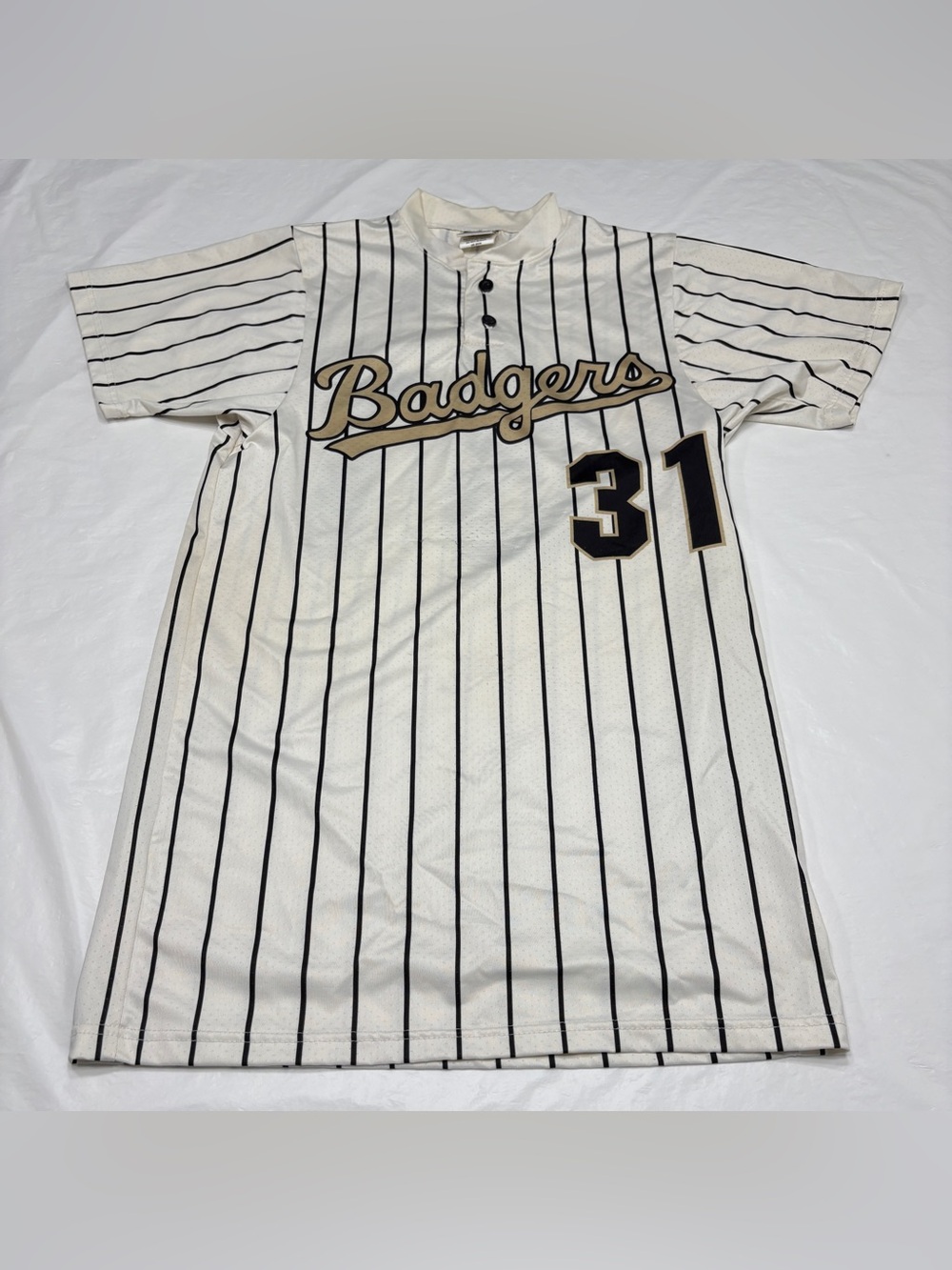 Alleson Athletics Badgers Clark #31 Baseball Jersey Men’s XS